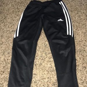 Black Adidas joggers